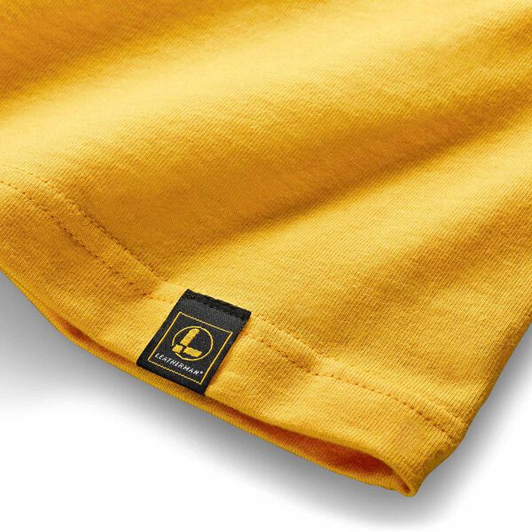 Yellow Chest Logo Short Sleeve Tee details
